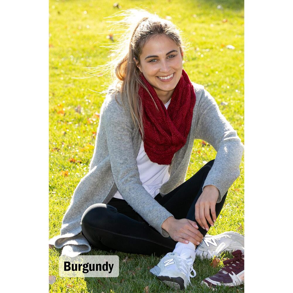 Scarf 2-pack Bundle: Solid - Navy, Red 2152 - image 6